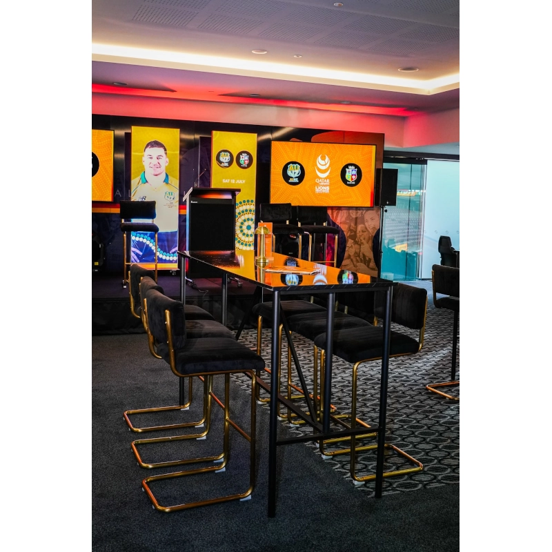 CHROME STOOL - BLACK - Image 7