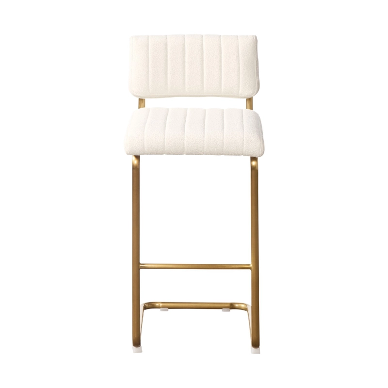 CHROME STOOL - WHITE - Image 2