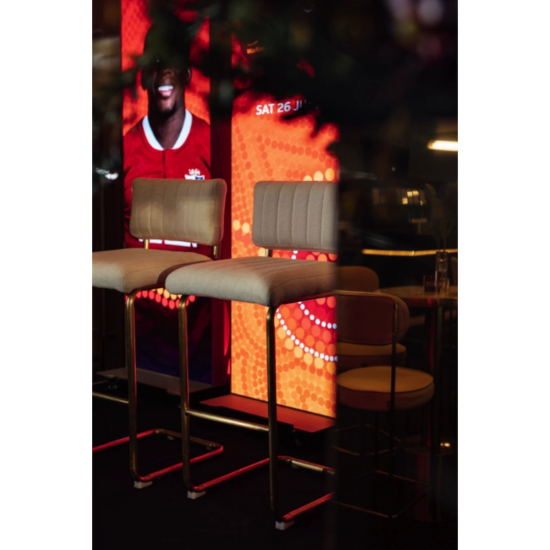 CHROME STOOL - WHITE - Image 16