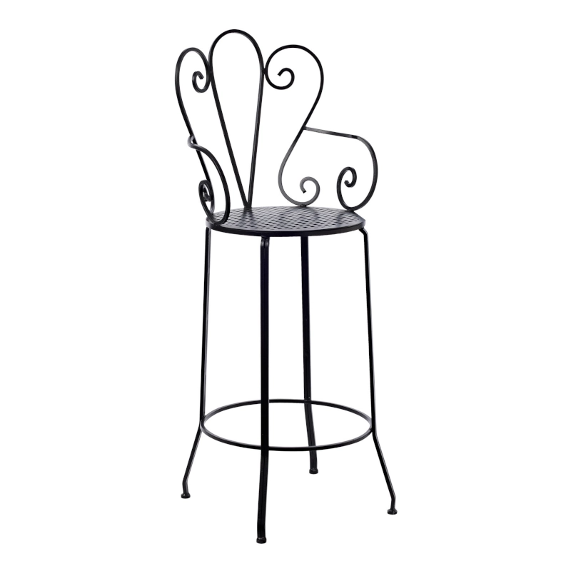 CURL IRON STOOL - BLACK - Image 2