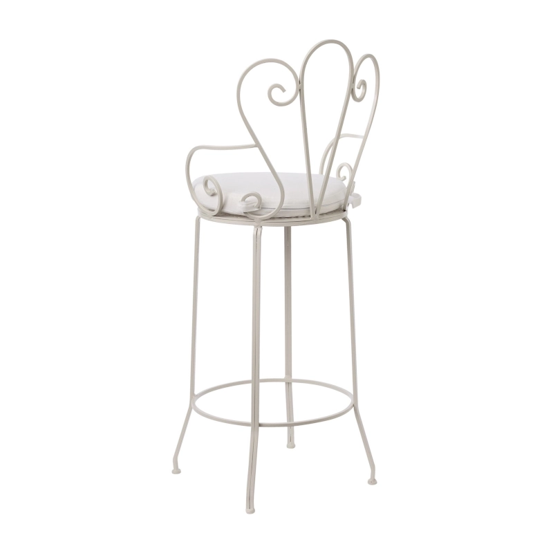 CURL IRON STOOL - WHITE - Image 3