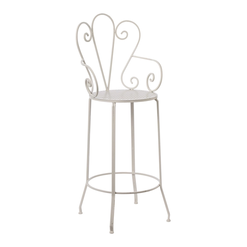 CURL IRON STOOL - WHITE - Image 2