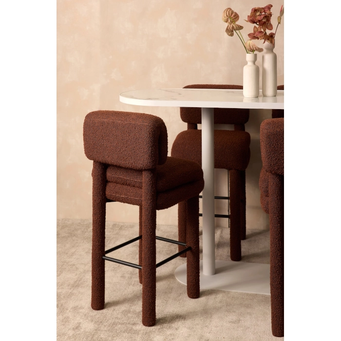 FEATHER HAVEN STOOL - RED - Image 14