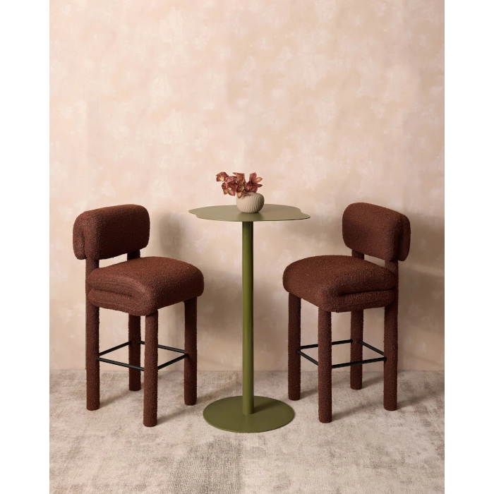 FEATHER HAVEN STOOL - RED - Image 13