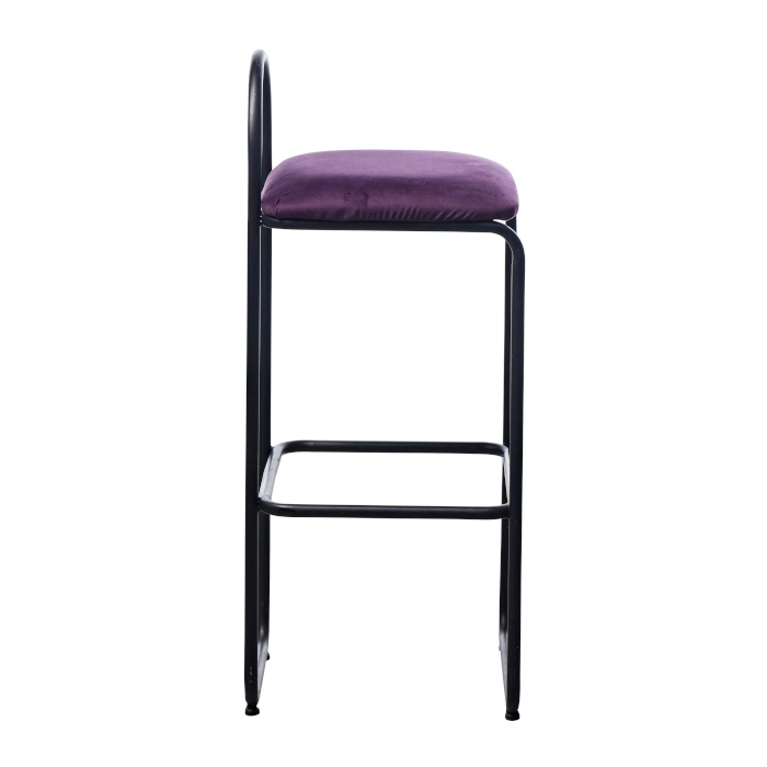 HALO BLACK STEEL STOOL - PURPLE - Image 3