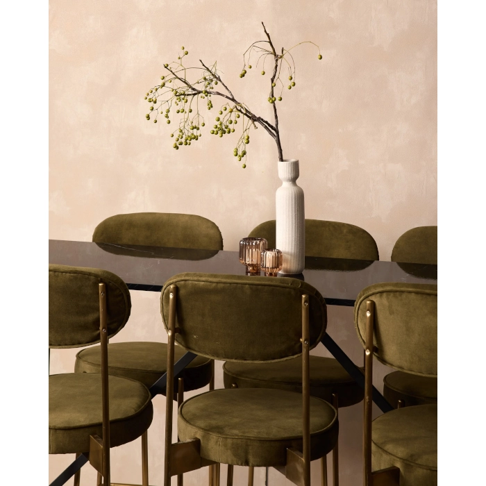 SOHO GOLD STEEL STOOL - MOSS - Image 9