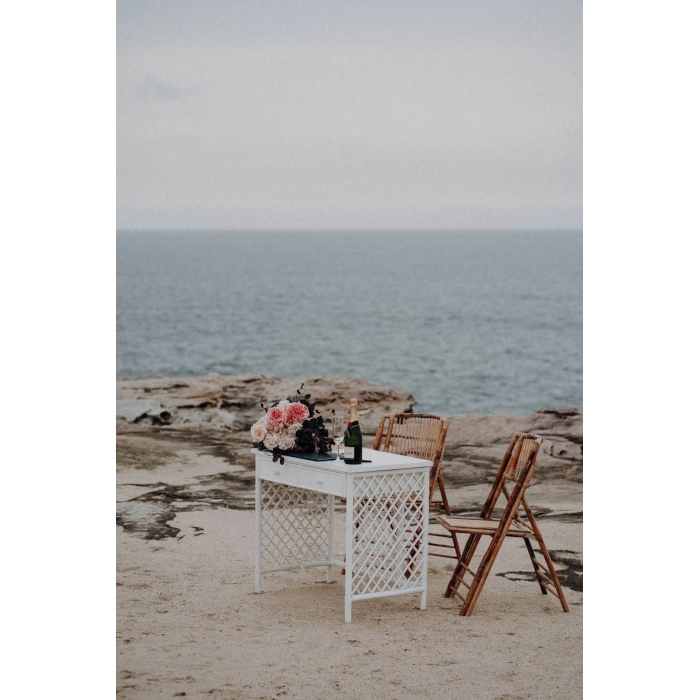 BAMBOO TABLE - WHITE - Image 3