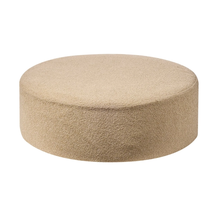 BISCOTTI OTTOMAN ROUND - BROWN