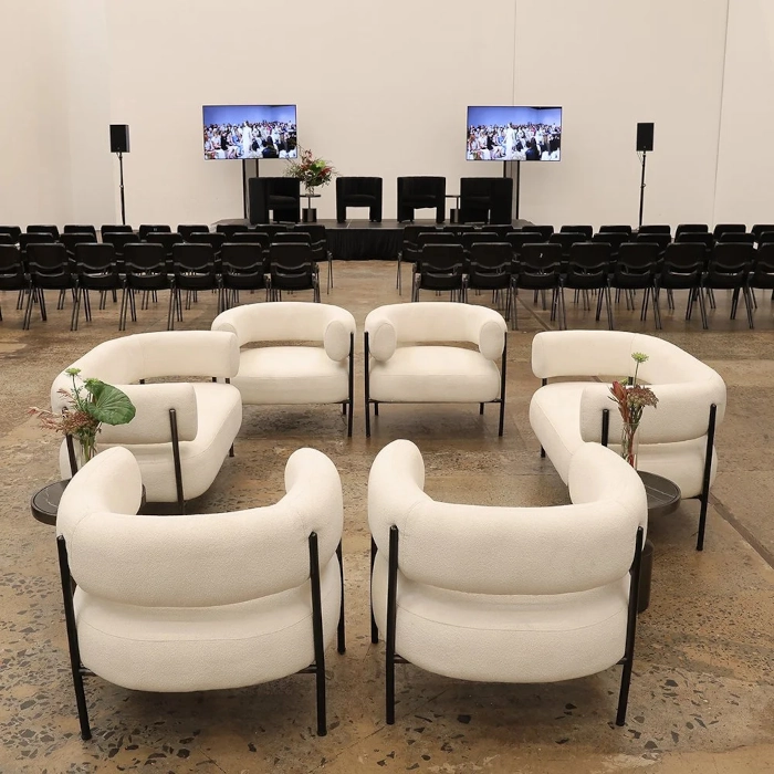 COCOON LOUNGE BLANC ARMCHAIR - WHITE - Image 4