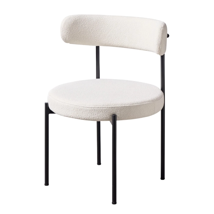 BLANC DINING CHAIR - BLACK FRAME - Image 3