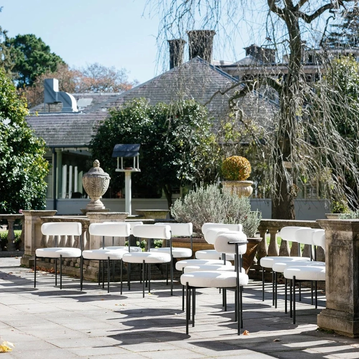 BLANC DINING CHAIR - BLACK FRAME - Image 8