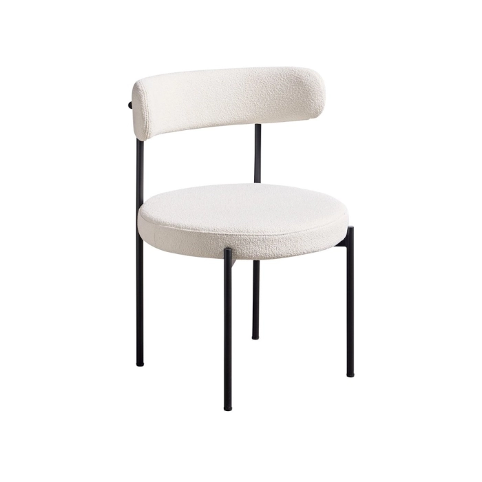 BLANC DINING CHAIR - BLACK FRAME