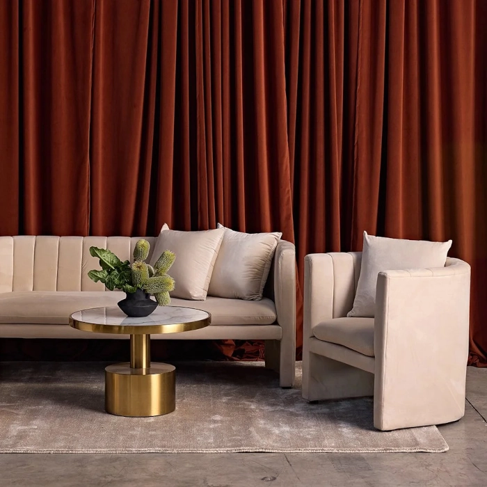 COCOON LOUNGE BLOOM ARMCHAIR - IVORY - Image 3