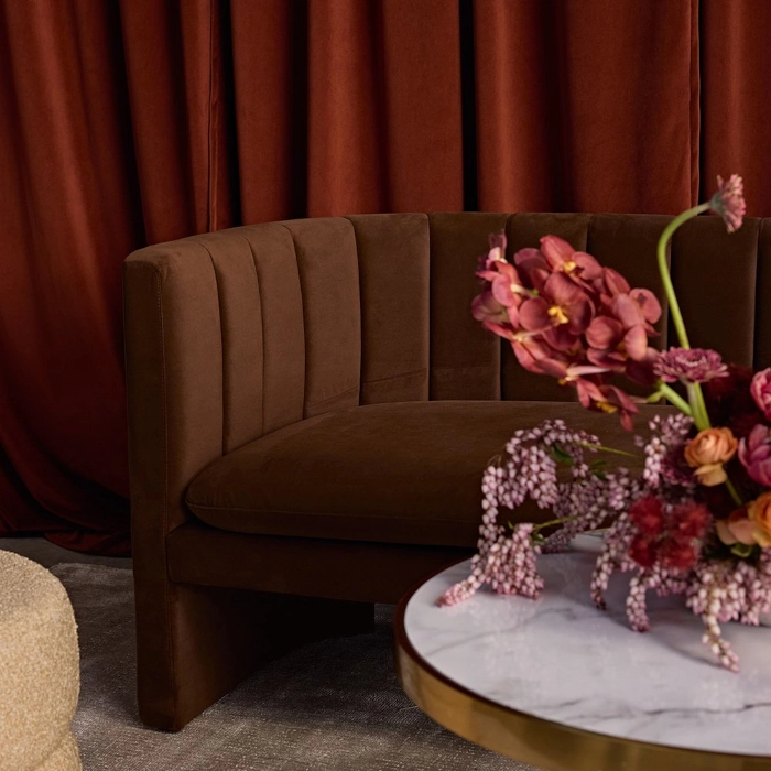 BLOOM SOFA - CHOCOLATE BROWN - Image 4