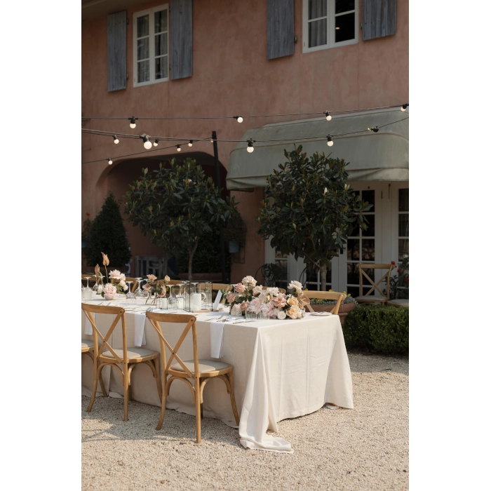 CROSSBACK DINING CHAIR - OAK - Image 2