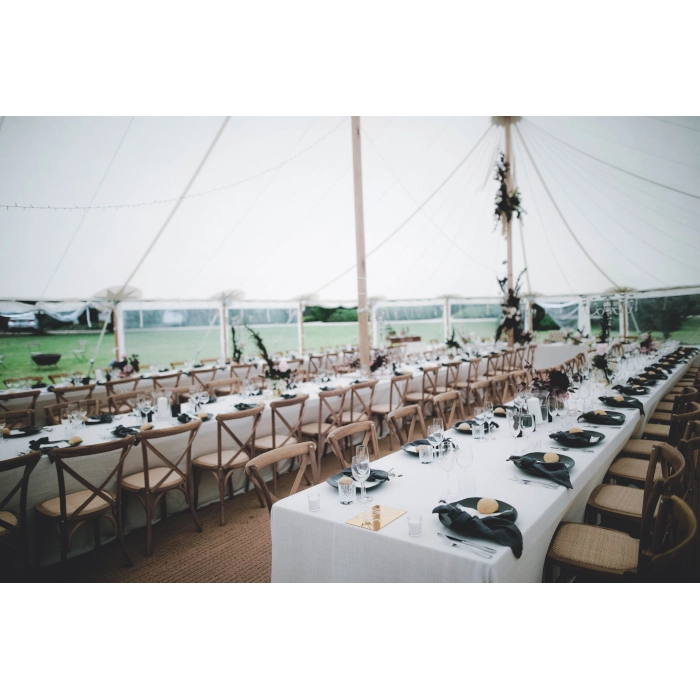 CROSSBACK DINING CHAIR - OAK - Image 11