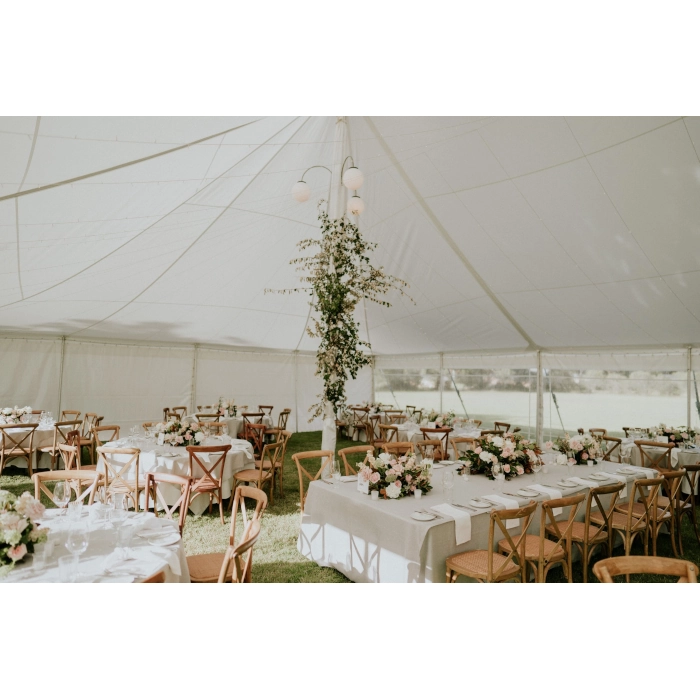 CROSSBACK DINING CHAIR - OAK - Image 9