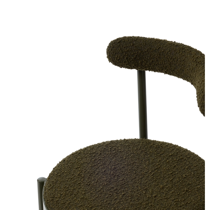 FELIX DINING CHAIR - OLIVE - Image 6