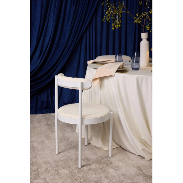FELIX DINING CHAIR - WHITE - Image 9