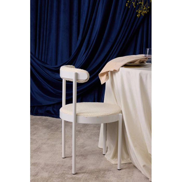 FELIX DINING CHAIR - WHITE - Image 8