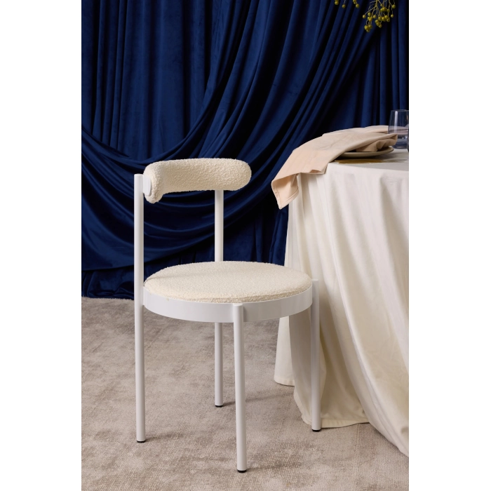 FELIX DINING CHAIR - WHITE - Image 7