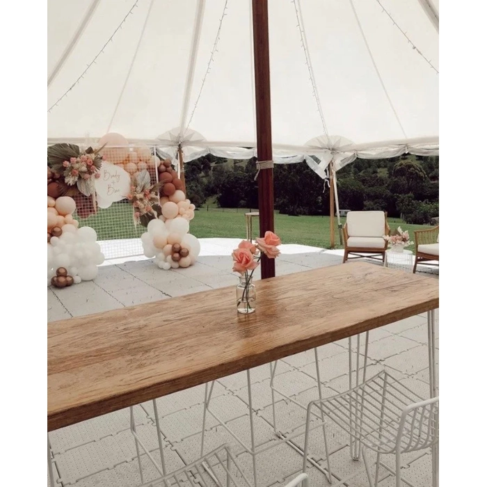 HAIRPIN BAR TABLE - OAK - Image 2