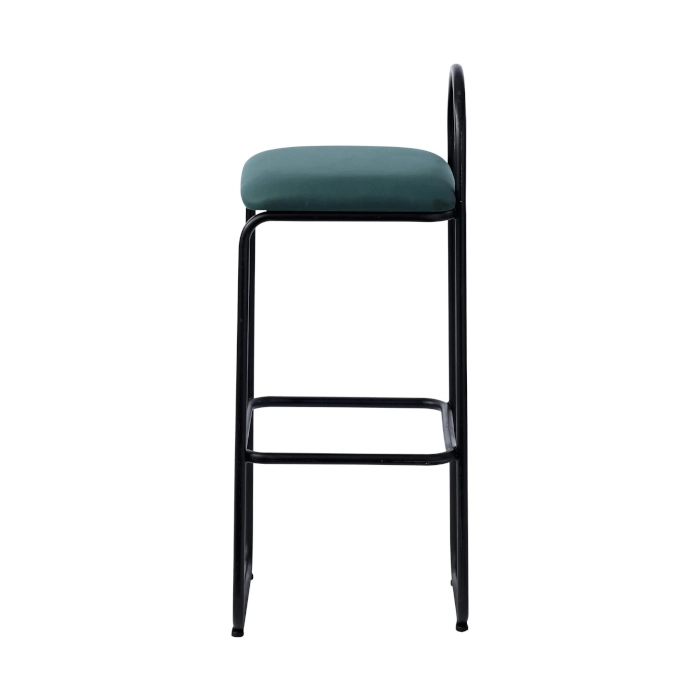 HALO BLACK STEEL STOOL - DARKGREEN - Image 2