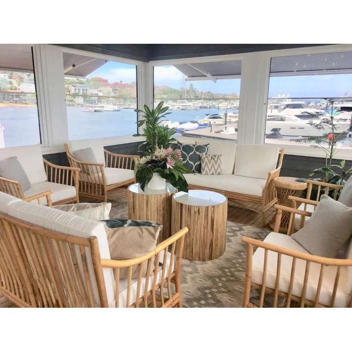 FORMA HAMPTONS BAMBOO ARMCHAIR - BROWN - Image 4