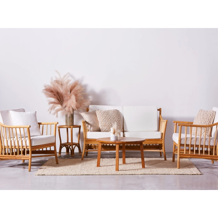 HAMPTONS BAMBOO SOFA - NATURAL - Image 5