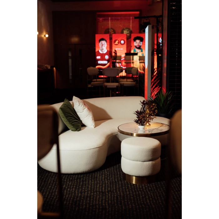 HOLLYWOOD BRASS BOUCLE - WHITE - Image 7