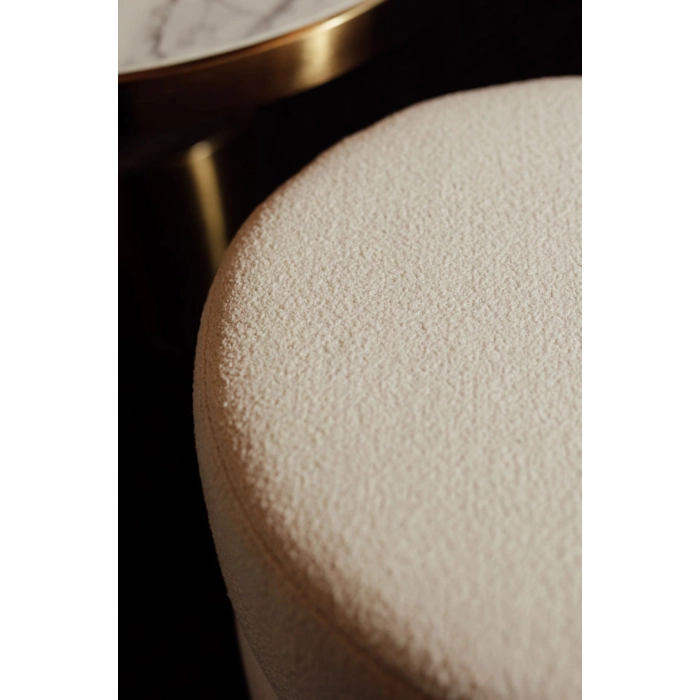 HOLLYWOOD BRASS BOUCLE - WHITE - Image 8