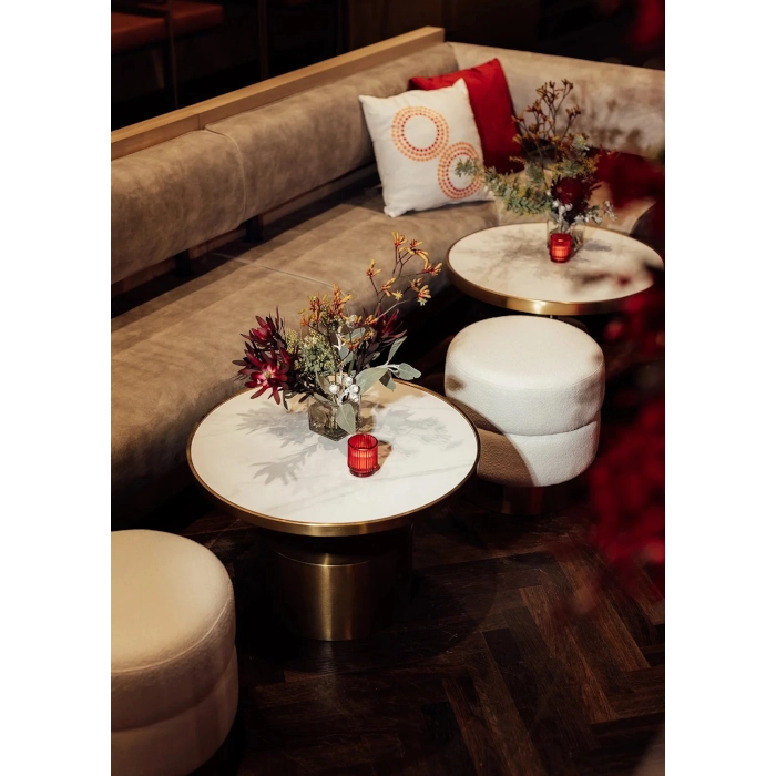 HOLLYWOOD BRASS BOUCLE - WHITE - Image 13