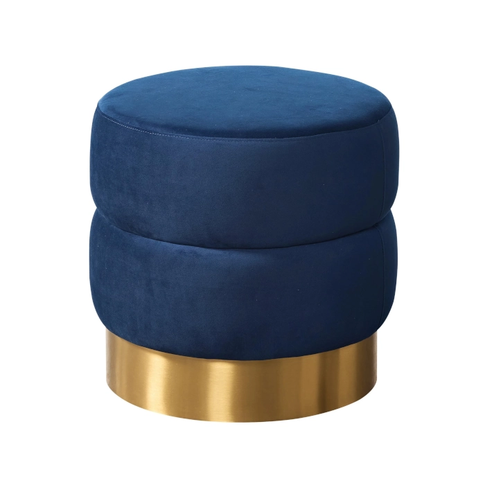 HOLLYWOOD BRASS VELVET - BLUE