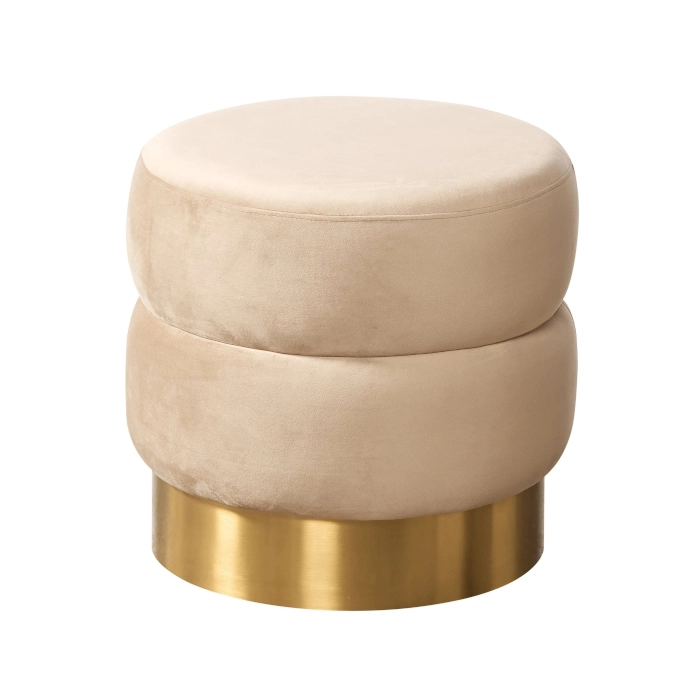 HOLLYWOOD BRASS VELVET - CHAMPAGNE