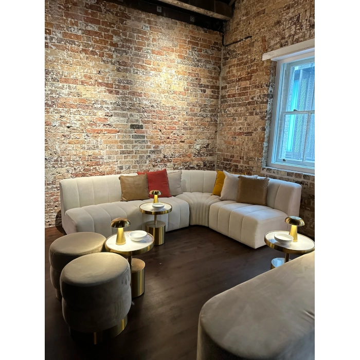 HOLLYWOOD BRASS VELVET - CHAMPAGNE - Image 2