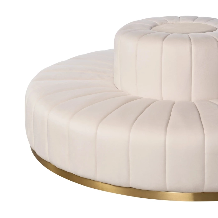 HOLLYWOOD MODULAR OTTOMAN - WHITE - Image 2