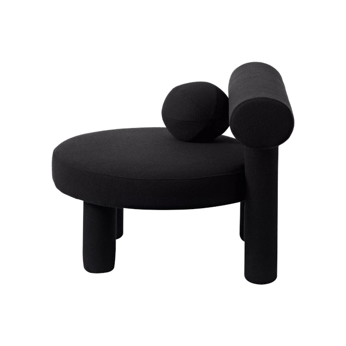 CIRCA LOUNGE JACQUES ARMCHAIR - BLACK BOUCLE - Image 4