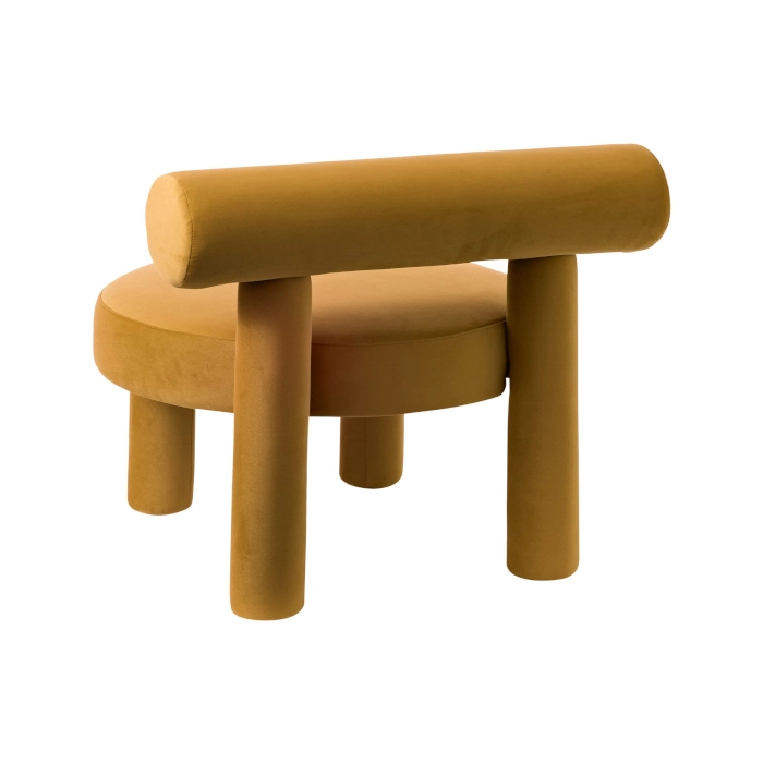 CIRCA LOUNGE JACQUES ARMCHAIR - MUSTARD VELVET - Image 7