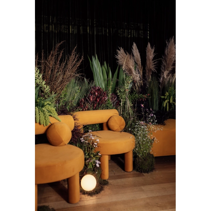 CIRCA LOUNGE JACQUES ARMCHAIR - MUSTARD VELVET - Image 11