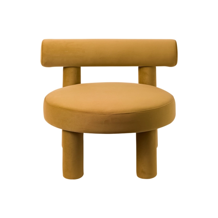 CIRCA LOUNGE JACQUES ARMCHAIR - MUSTARD VELVET - Image 4