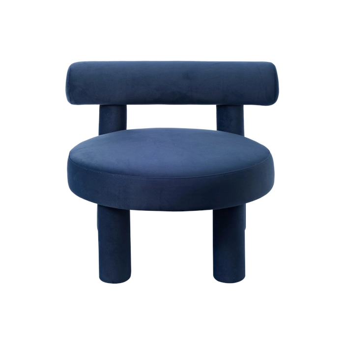CIRCA LOUNGE JACQUES ARMCHAIR - ROYAL BLUE VELVET - Image 6