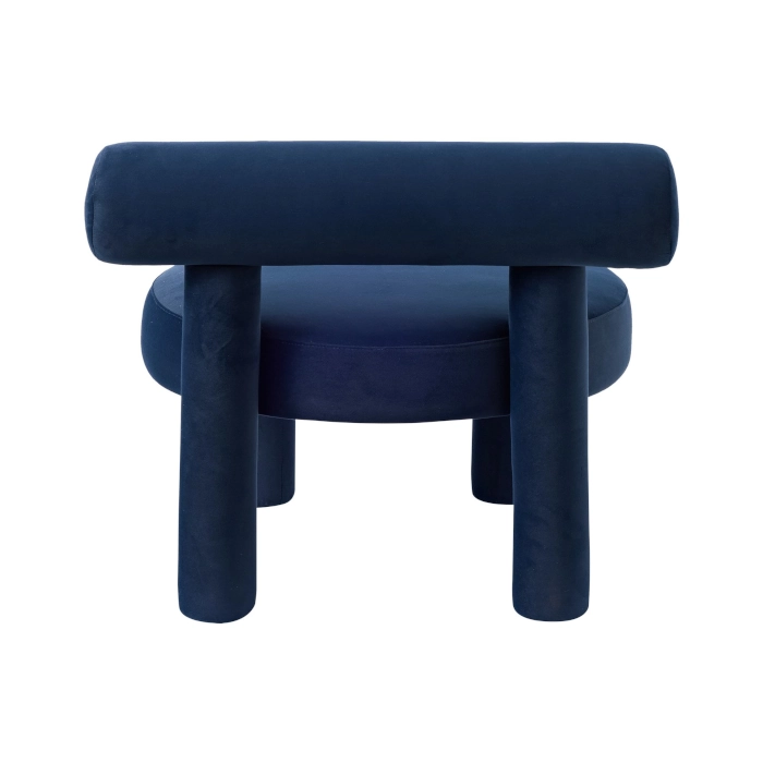 CIRCA LOUNGE JACQUES ARMCHAIR - ROYAL BLUE VELVET - Image 3