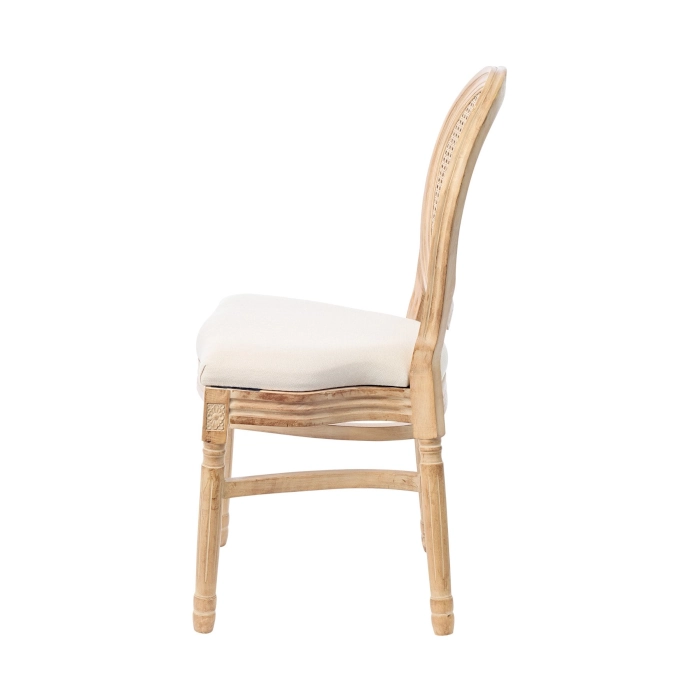 FLEUR DE CANE DINING CHAIR - BROWN - Image 3