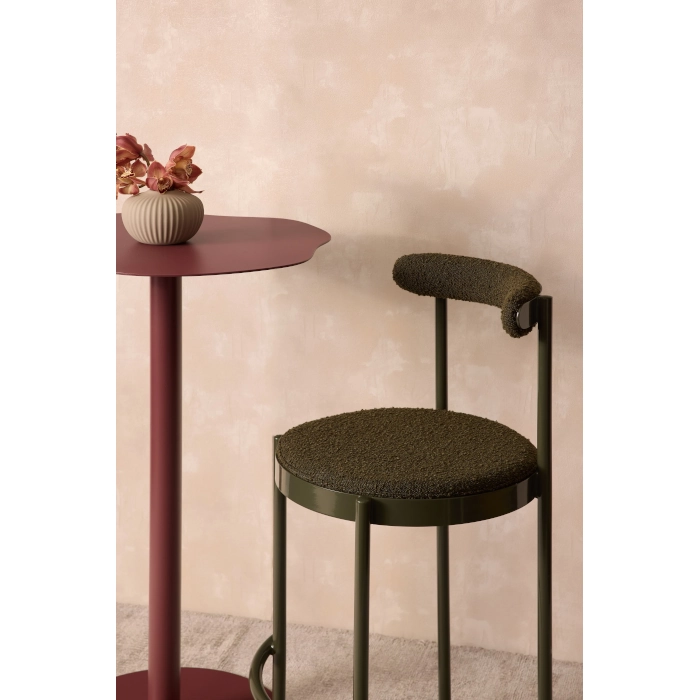 ORGANIC BAR TABLE - MERLOT - Image 5
