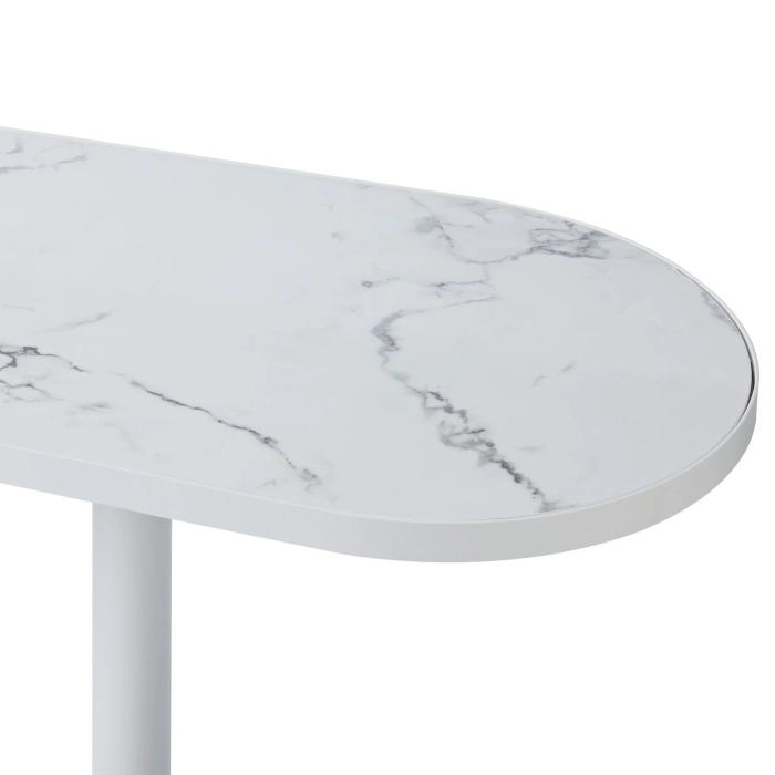 OVAL TAPAS TABLE - WHITE - Image 2