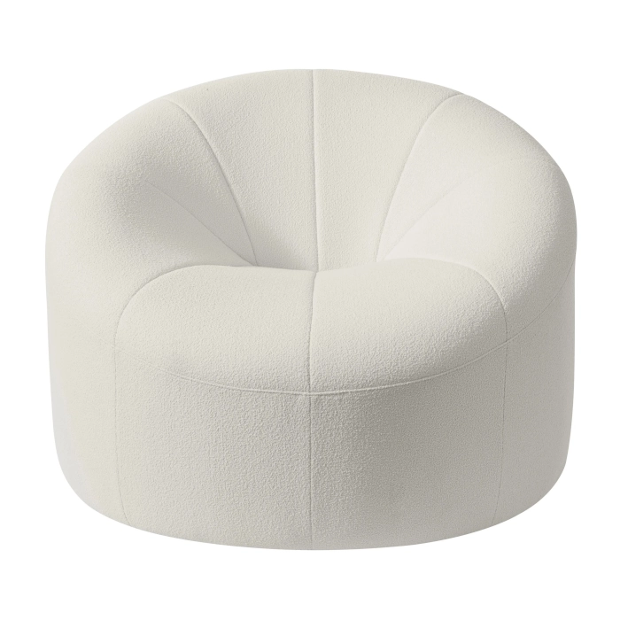 COCOON LOUNGE PUMPKIN ARMCHAIR - WHITE - Image 2