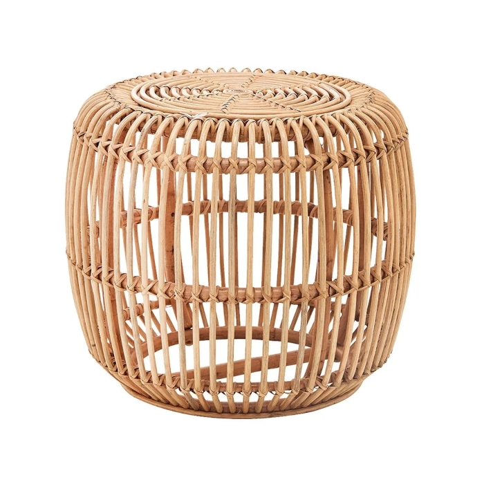 RATTAN OTTOMAN - NATURAL