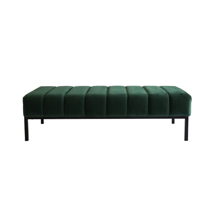 SOHO BENCH OTTOMAN - EMERALD - Image 3