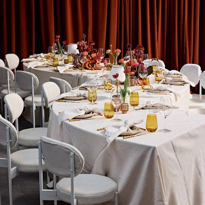 SOHO DINING CHAIR - WHITE BOUCLE - Image 6