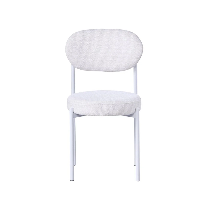 SOHO DINING CHAIR - WHITE BOUCLE - Image 2